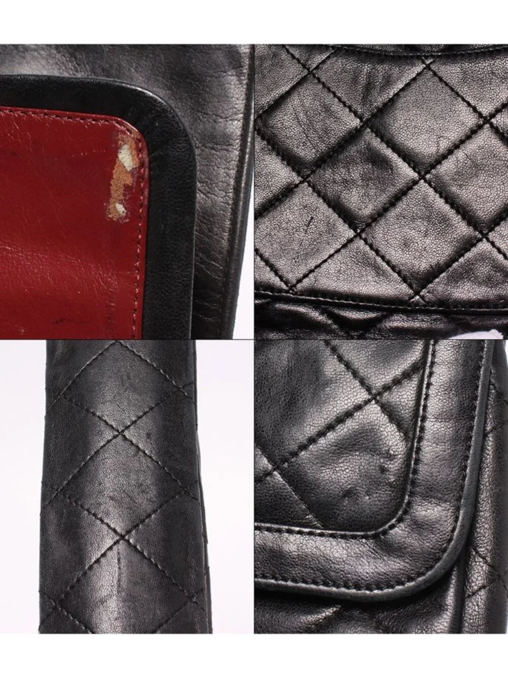 Chanel Shoulder Bag Crossbody Gold Quilted Double Chain Flap Paris Exclusive